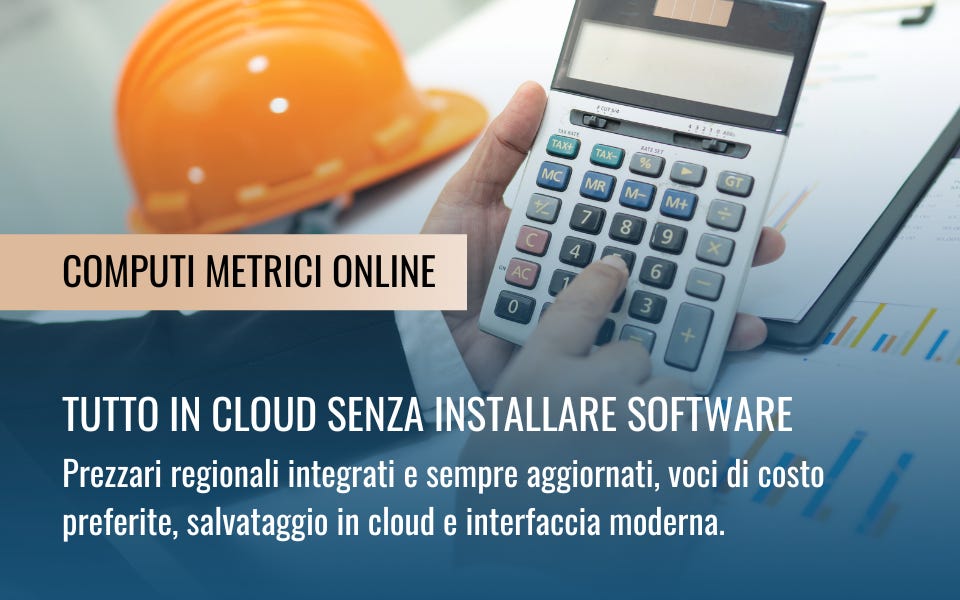 👷 Computo metrico online | Obbligo sopralluogo