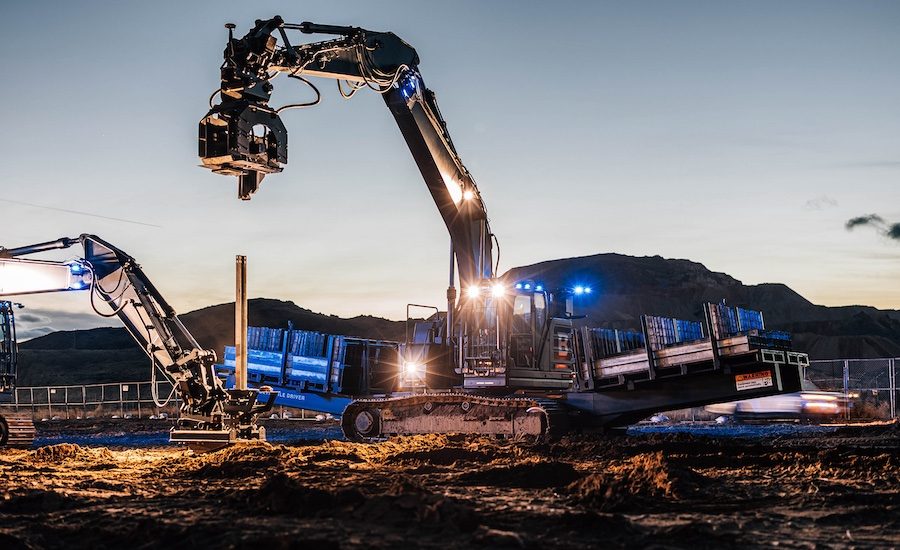 Blattner Picks Autonomous Pile Drivers from Built Robotics for Solar Projects