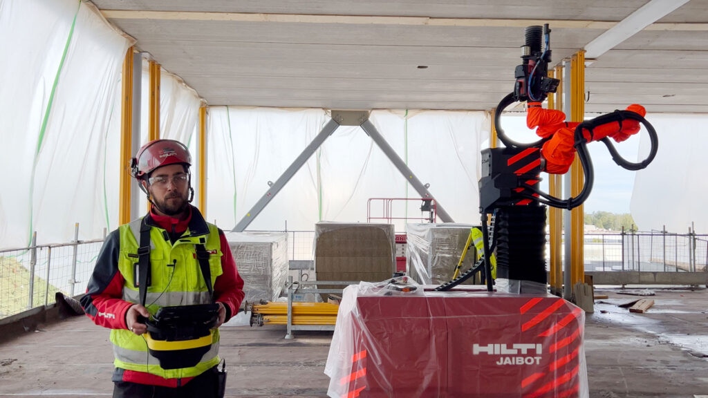 Hilti’s Robot Breaks Records on a YIT Construction Site