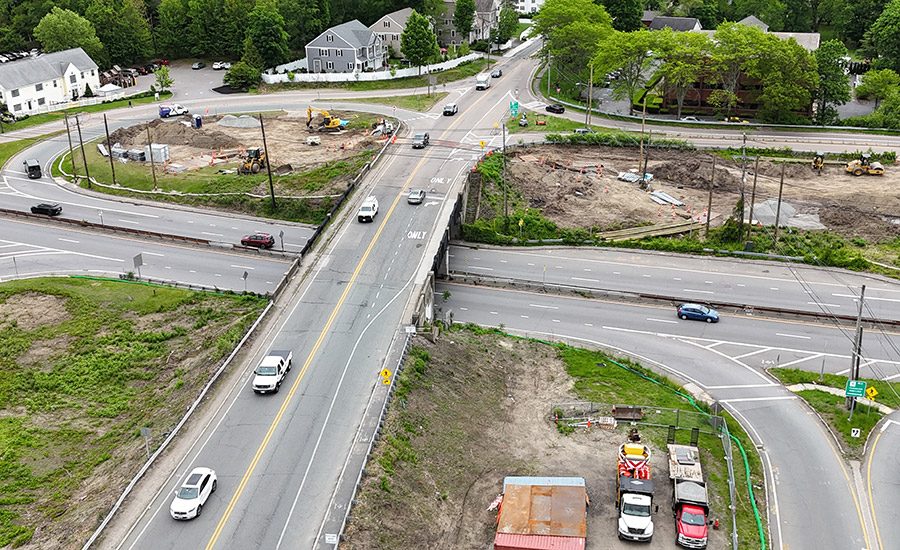 Interchange Remains Open While MassDOT Build’s Commonwealth’s First Diverging Diamond Project Interchange Remains Open While MassDOT Build’s Commonwealth’s First Diverging Diamond Project