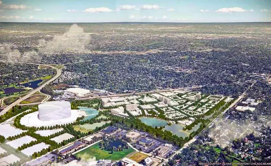 Chicago Bears Officially Set Sights on New Fixed-Roof Stadium in Arlington Heights Chicago Bears Officially Set Sights on New Fixed-Roof Stadium in Arlington Heights
