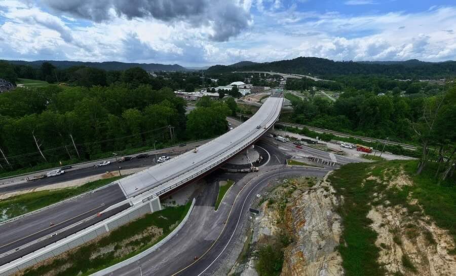 West Virginia Winds Down M Road Widening Project