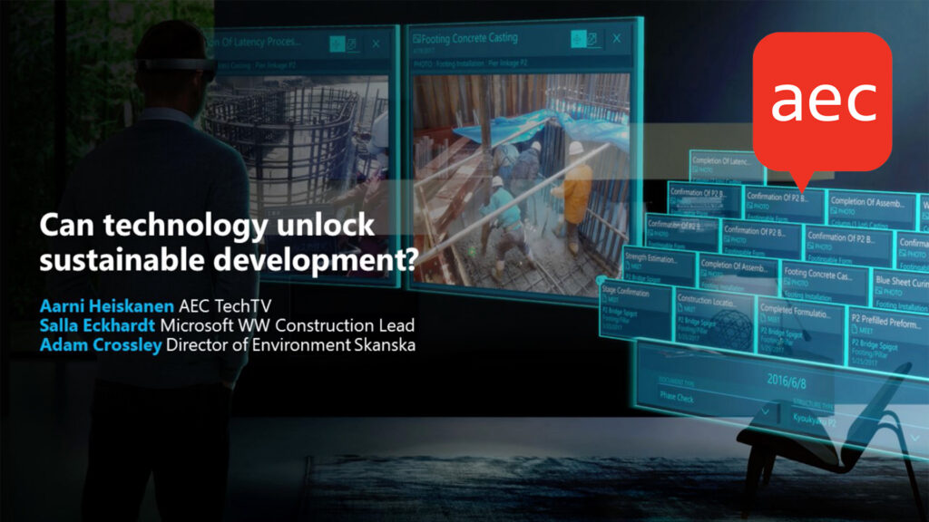 An interview with Salla Eckhardt of Microsoft and Adam Crossley of Skanska