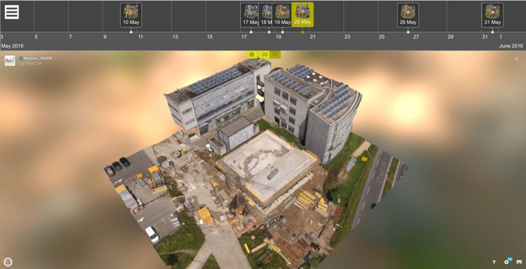 A New Perspective on Mapping Construction Sites with the Crane Camera System