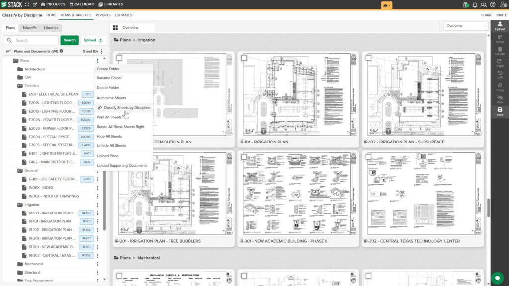 Classify by Discipline – STACK Construction Technologies