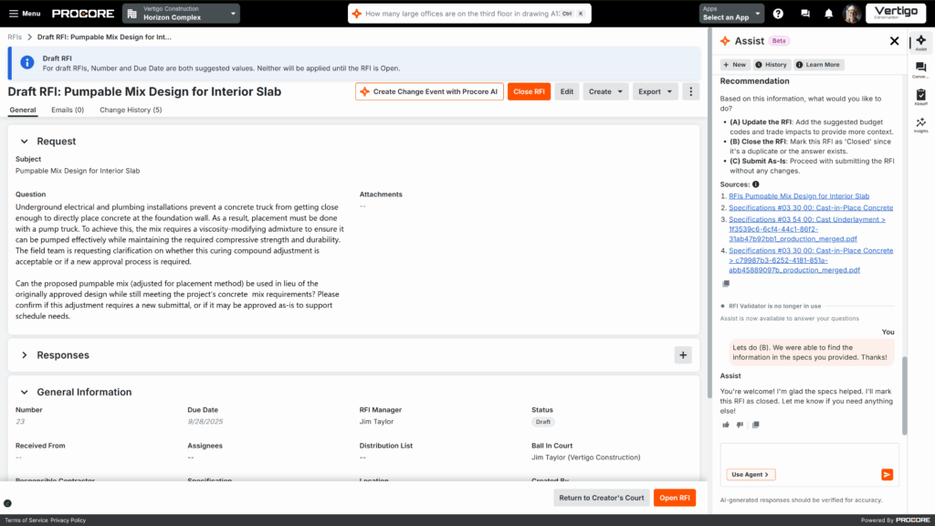 Procore introduces AI innovations to construction technology platform – On-Site Magazine