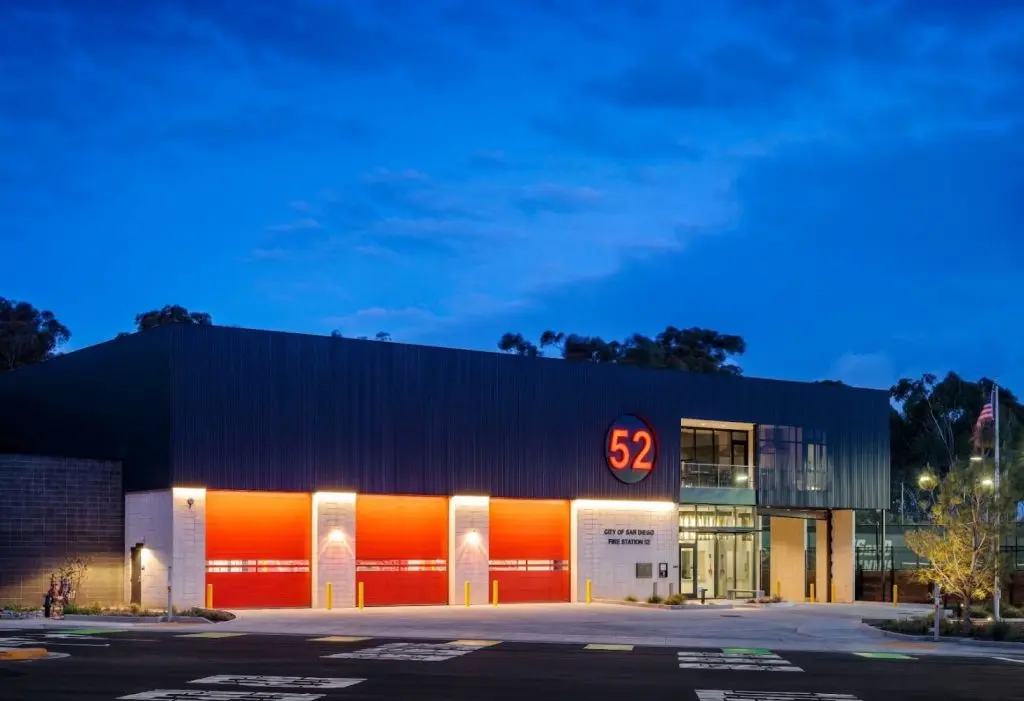 Fire station design tackles steep urban terrain