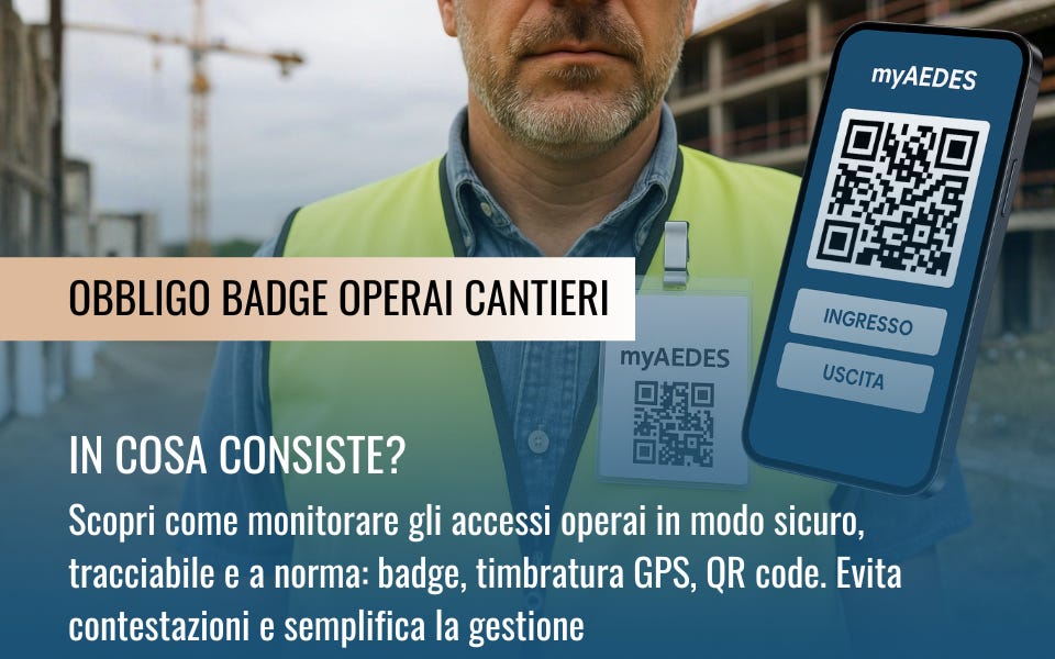 👷 Nuovo Badge di cantiere | Rapportino di lavoro 👷 Nuovo Badge di cantiere | Rapportino di lavoro