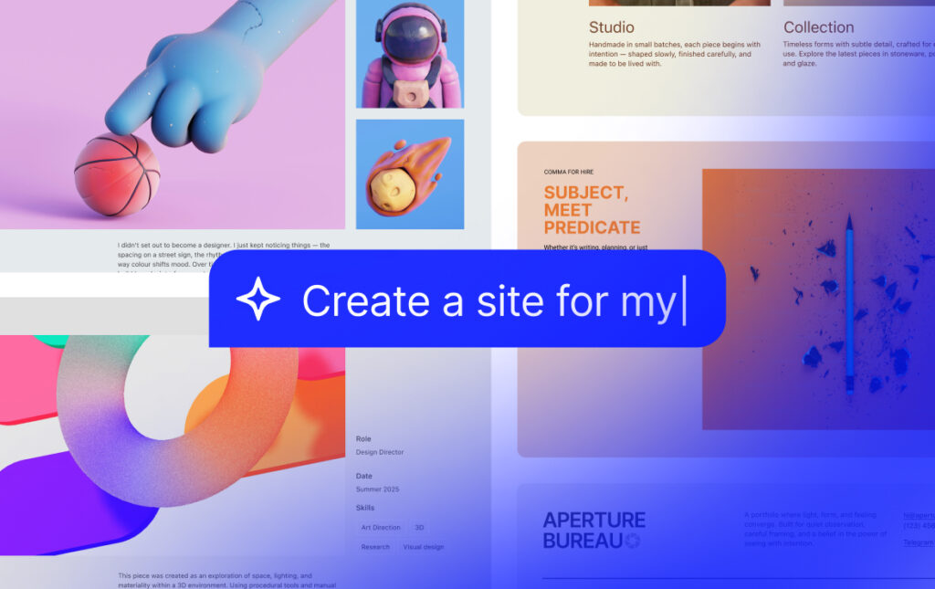 Using AI website builders is like having a conversation with a designer, developer, and copywriter rolled into one — anything you describe can be turned into a reality. Whether you're designing layouts, writing copy, or refining appearances, AI handles it all through simple language prompts. This guide shows you how to build a WordPress website using AI in 12 easy steps. Let’s assume we’re creating a site that reviews various snacks to help busy moms and health enthusiasts make purchasing decisions. You can adapt the following prompts to the site you’re building. Step 1: Define your website’s purpose and content focus First, list the key details about your site’s foundation. Clearly defining your brand and business details will help you draft specific prompts, which in turn sets up AI website builders for success. You don’t need to know everything right away, but try to define the basics: Your business or website name The kind of site you want to build (personal blog, portfolio, business site, etc.) The core focus of your site (sharing detailed articles, selling products, etc.) Your target audience What success looks like for your site Brand tone (professional, funny, modern, friendly) Key pages and sections for your site (Home, About, Products, etc.) If you’re unsure about your website’s details, you can also ask AI tools like ChatGPT or Claude for help. For example, I used this ChatGPT prompt to brainstorm my site’s details: “Act as a website strategist. I run Snack Reviews, which offers detailed reviews of nutrients, taste, ingredients, and more for popular snack options on the market for busy moms and health enthusiasts. Suggest the essential pages I should include, three content ideas for each, and a short list of brand adjectives that describe my ideal look and feel.” It’s tempting to miss this step and jump directly to creating a site, but clarifying your site’s focus and purpose will reduce the number of edits you need to make in the future. Step 2: Explore your visual and brand style Next, gather a few rough ideas for your website's appearance. Think of the words that you’d use to describe your site’s visual feel — cozy, minimalistic, artistic, etc. For example, Olipop’s site instantly appears energetic and colorful. The bright colors, fonts, and elements give the website a playful feel. Bosch’s website, on the other hand, is minimalistic. The greys, clean lines, and visuals lend the site an informational and established feeling: If you don’t know what direction you want to take your visual asthetic, use AI to brainstorm some ideas. Here is the prompt I used with ChatGPT to find my site’s brand style: “Suggest three color palettes and font pairings that fit a review website for snacks described as clean and minimalistic. Explain briefly what feeling each palette gives.” I liked the second palette choice, which caters to both segments of my target audience (busy moms and fitness enthusiasts). Step 3: Choose an AI site builder Next, choose an AI website builder that helps you create, refine, and launch your site. There are many AI website builders that can produce a quick layout from a prompt, but creating the initial site is only the first step. You need a tool that lets you customize your design, edit content, add key features, and take your site live when you’re ready. Here’s what to look for: Easy editing: You should be able to update pages, layouts, images, and copy using both AI and manual tools. Flexible design and content: Make sure you can customize fonts, colors, sections, and regenerate copy or visuals as your site evolves. Being able to go live: Your builder should make launching simple — letting you connect a domain, publish your site, and rely on built-in hosting so everything works without extra setup. SEO and performance basics: Choose a builder that takes care of the technical side for you — like automatic speed and mobile optimization, built-in SSL, a sitemap, and fast loading through caching/CDN. It should also help you improve your pages with simple SEO recommendations. Growth features: Make sure you can add newsletters, analytics, social integrations, or ecommerce (depending on your needs). Ownership and pricing: Choose an AI builder that lets you keep your content, scale affordably, and avoid platform lock-in. For example, I’m using WordPress.com’s AI site builder. It can create a complete draft site from a single prompt — including webpages, copy, design, and navigation. You can then easily customize your site using AI or the Site Editor. You can try the WordPress.com AI site builder for free. When you’re ready to launch, upgrade to a Premium or Business plan to take your site live. [Create your website with AI] Step 4: Generate your first AI-built website draft Next, create a detailed, specific prompt using the information that you’ve gathered in steps one and two. I used this prompt to create a website for my review site: “Create a website called Snack Reviews that reviews popular snack options in the market for busy moms and health enthusiasts. The tone should be friendly and helpful. Include five pages: Home, Product Reviews, About, and Contact. Use a bright blue and crisp white color palette and Poppins & Inter fonts in the headings and copy, respectively.” In a few minutes, the first draft of my website was ready. The tool followed all the instructions given in the prompt — right from the name to the color palette to the font. I will admit it has taken me some trial and error to learn how to prompt. The secret is to be as specific as possible — mention the pages you want on your site, who you are making the site for, and the tone you want your site to have. If something still doesn’t look the way you hoped, you can always prompt the AI again to work on it. Step 5: Review and organize your pages and navigation Next, make sure your website is smooth to navigate for your visitors. Once your site’s first draft comes to life, you can see how all the pages appear together — and decide whether to reorder them, add a new page, or delete any unnecessary pages. For my site, I realized people often have questions about the authenticity of food reviews if they don’t know the methods used and aren’t aware of an affiliate partnership. So I first made a dedicated new page to address the concern using this prompt: “Add a new page titled “Learn how we pick and review snacks” that shows how Snack Reviews chooses and reviews all the snacks on the website. Include three sections inside this page — the first section is “Our reviewing process,” the second section is “How we choose snacks to review,” and the last section is “Do we earn a commission.” Add a call-to-action button in the end that says “See an example reviewing process in action.” I picked one layout from three options. I also added and edited some CTA buttons to ensure the navigation is just the way I want. After adding a new page, I wanted to reorder how the pages appeared in the navigation bar. You can prompt AI to do this, but I went the manual route: 1. Click on the WordPress icon in the top left corner. 2. Go to Navigation. 3. Click on Header Navigation. 4. Drag-and-drop the pages in the order you want them. Once your site has updated the pages and navigation according to your preference, start zooming in on the design. Step 6: Customize your site’s design Adjust the visual design aspects of your site to match your preferences. These can be big changes — like changing your site’s layout — or small ones — such as making all the buttons on your site a particular shape. Tip: Your site’s visual layout should be consistent across all pages. When your audience navigates between pages, they should feel oriented and familiar — as if they were under the same roof. This builds familiarity and trust. In my case, I wanted to do three things: Use different fonts Rearrange the homepage Make all the buttons round Here’s how I did it. Change fonts I wanted to check if there’s a different font pairing I could use. The current ones felt too sharp for my taste. I prompted the AI website builder this: “Show me new font pairings that feel softer and more relaxed.” The tool offered me several fonts for headers and body text that worked well together and matched the vibe I was going for. I browsed all the options and went with the one that best aligned with the color palette and brand. Change homepage layout Next, I wanted to check if there’s a better way to arrange the homepage. The homepage is the most important part of the site because it’s the first thing someone sees when they land on your site. I wanted the site's homepage to be as striking as possible, but I couldn’t pinpoint which changes would improve it. So I used this prompt to get AI’s help: “Suggest different layouts for the homepage.” The various options helped me identify what I could add or remove from the homepage. The previews are also helpful in gauging how the changes appear before committing to one option. I went with the first choice. Change button shapes Finally, I wanted to make all the buttons square. Here’s the prompt I used: “Make all the buttons on the site square.” You can also make all of these changes manually on the WordPress.com Site Editor. The steps are easy there, too, but I use AI because it lets me preview various options. Step 7: Refine your copy and on-page sections The AI website builder will automatically generate the text for each section. Polish it for accuracy until it achieves your styleand goals. You can either edit the text directly by clicking on any block, or you can seek AI’s help. For example, I selected the text block on the homepage and asked AI to rewrite it in a friendlier tone using this prompt: “Rewrite this paragraph in a friendlier tone.” You can also ask the AI website builder to reword a section for brevity, expand descriptions, remove sections, add taglines, and more. Tip: A good best practice here is to blend AI’s recommendations with manual adjustments. Doing so ensures your site copy doesn’t sound unnatural or dispaly any inaccurate information. Step 8: Add images, logos, and visual sections Next, complete the design of your website with additional elements, such as visuals and logos. For example, I wanted to update the hero image on the homepage. I prompted the AI website builder to help: “Create a hero image for this page that shows a person in a laboratory conducting a lab test.” You can also use similar prompts to rewire all visuals on your site to match a certain aesthetic — if that’s what you want. Image generation is honestly my favorite part of the AI website-building process. So many standalone image generation tools give you poor results (six fingers and a gazillion teeth smiles, anyone?), but WordPress.com’s AI website builder always aces the assignment. It can also help you come up with a logo for your site. I used this prompt to create mine: “Create a logo that says “Snack Reviews” inside of an icon of a chips packet.” Tip: Logos should be readable in tiny sizes and recognizable at a glance. Don’t create an overly complicated logo that looks good at full size, but not as a favicon or watermark. Step 9: Add engagement and monetization features You can also add elements to your site that will encourage visitors to engage — e.g., subscribe to a newsletter. For example, I used this prompt to add a newsletter form to my site: “Add a newsletter signup form in the last section of the homepage with an ‘Email’ field along with a CTA button to ‘Subscribe.’ Name the new section ‘Stay in touch.’” You can also use similar prompts to add monetization features, social media icons, donation buttons, or whatever else you might need for your website. AI produces editable blocks of your instructions, which you can configure to meet your requirements. Step 10: Review SEO basics Before you publish, check a few simple SEO essentials — titles, descriptions, headings, links, and image alt text. The good news is: WordPress.com already covers the technical side of SEO (speed, security, mobile optimization). For on-page SEO, make sure you: Have a clear H1 (title tag) and clean heading structure Write readable, scannable content Add internal links to related pages Add descriptive image alt text Use a short, logical URL You can use AI to make your search presence even stronger by asking it to provide SEO recommendations. For example, I used this prompt: “Review this page for on-page SEO issues and suggest improvements — check my H1, headings, URLs, internal links, readability, and image alt text, then tell me what’s missing, what I should change, and give specific examples of better titles, descriptions, headings, and alt text.” The tool then provided multiple suggestions related to keywords, headings, internal linking, and more. Tip: If you want to improve your site’s performance further, you can install the Jetpack Boost plugin. If you’re on a WordPress.com Business plan or higher, Jetpack’s SEO Tools also let you edit your meta title and meta description for greater control over how your pages appear in search. Step 11: Ask AI for improvement ideas Before launching your site, use the AI website builder to get smart suggestions to improve it. It can recommend: Creating new sections or pages Navigation simplifications Tone or clarity adjustments Content and site section ideas For example, I asked the tool to provide some broad recommendations to improve my site using this prompt: “Suggest improvements to make this site more engaging for visitors.” It generated lots of ideas, like adding quizzes and images: The best part: The AI website builder provides recommendations that are specifically tailored to your website. Step 12: Launch your site The final step is releasing your site into the world. Every new WordPress.com site starts in Coming Soon mode, so you can refine the design and content before going live. Once you’re ready to launch, just click on the Launch button in the top right corner. After you click Launch, you can create a domain and choose the pricing plan that fits your goals. Tip: If you already own a domain, you can also transfer it to WordPress.com. Once you launch, your website is instantly live on a secure, fast WordPress.com server — no extra setup, plugins, or third-party services needed. SSL encryption, backups, and a global CDN are all included automatically. You can continue using the AI website builder to customize your site even after launching it. Add new pages, update copy and images, and brainstorm new ideas to improve your site. Create your new WordPress site with the AI website builder Building a website used to take hours. With WordPress.com’s AI website builder, you can launch a polished site in minutes and keep improving it as you grow. Once your site is live, you can continue using AI to refine pages, adjust your design, and publish new content quickly — without touching code. [Create your WordPress site with AI