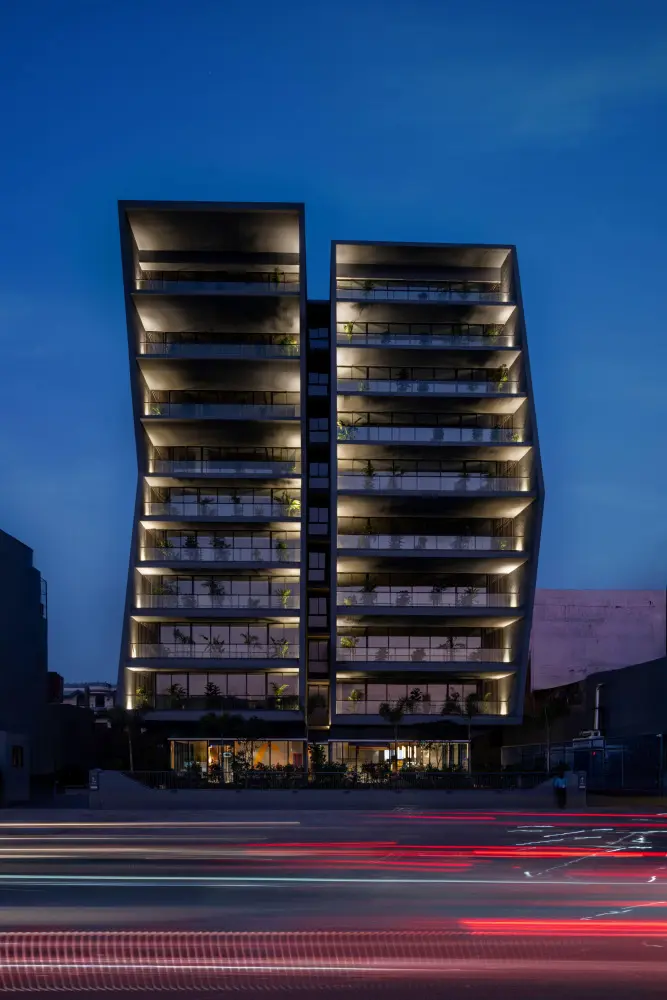 Contemporary office draws from screened heritage forms