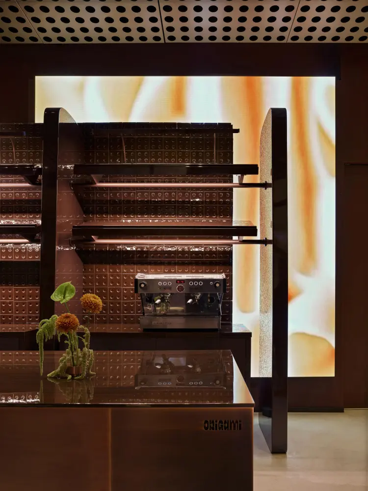 Architectural detailing steals the show in minimalist bakery Architectural detailing steals the show in minimalist bakery