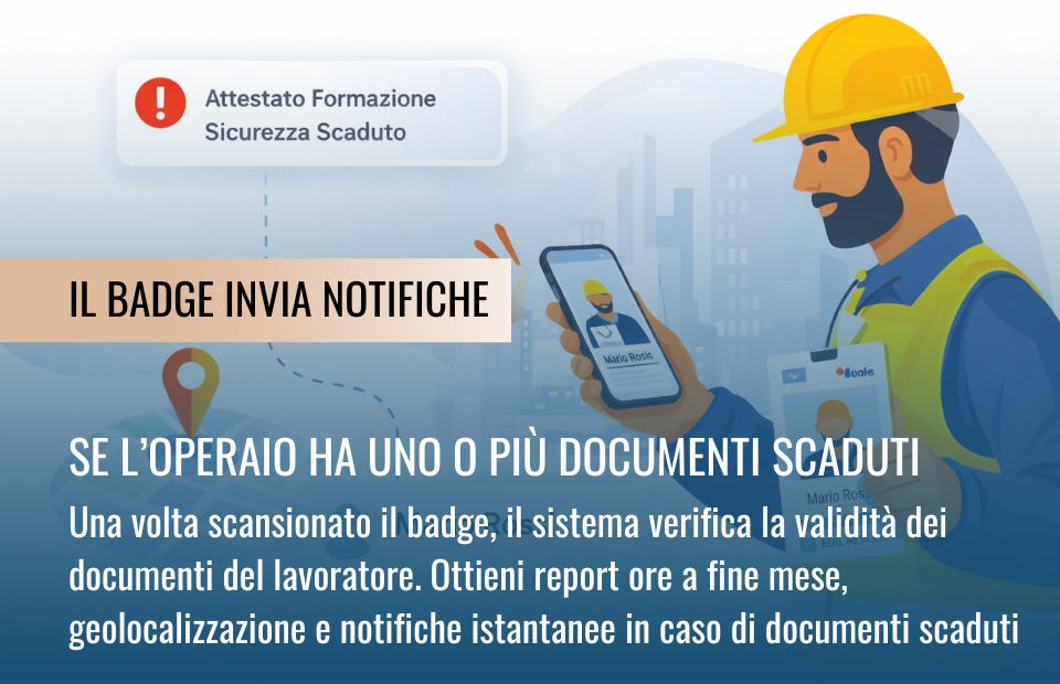 👷 Il Badge invia notifiche