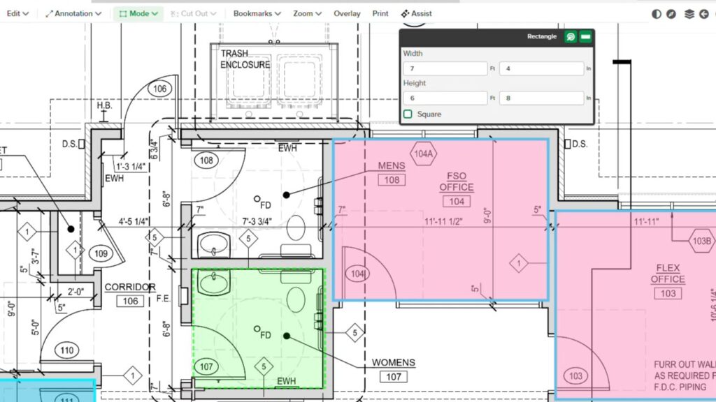 Precise Dimensions for Shape Takeoffs