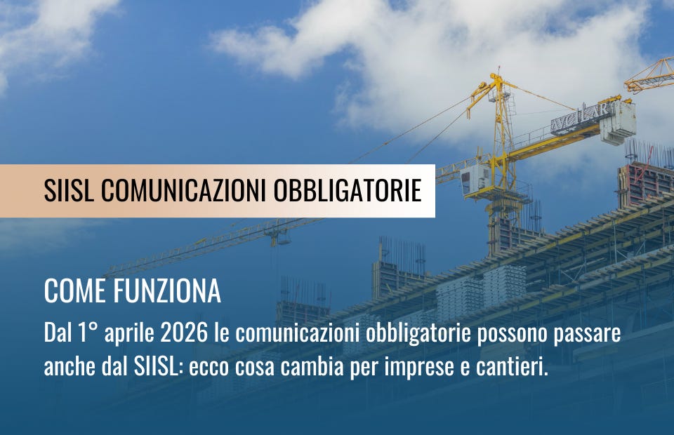 👷 SIISL comunicazioni obbligatorie | Digitalizza la Direzione Lavori 👷 SIISL comunicazioni obbligatorie | Digitalizza la Direzione Lavori
