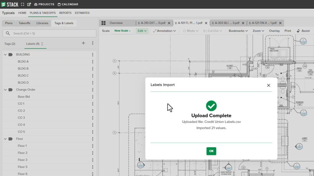 Import and Export Tags & Labels via CSV