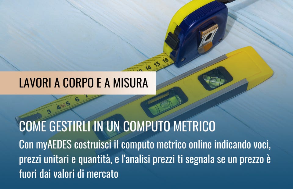 👷 Lavori a corpo o a misura | DVR 👷 Lavori a corpo o a misura | DVR